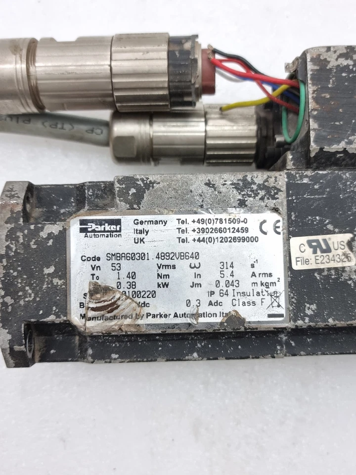 UNTESTED Parker Automation SMBA60301 4892VB640 Servo Motor SMBA60301 Free Ship